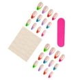 thumbnail image 3 of FSTDelivery 24pcs Classic Mixed Solid Color Border Press on Nails Set for Women Girls,Short Tip Almond Fake Nails,Acrylic Nails for Office Daily Wedding,Full Nail Wrap Gift for Valentine's Holiday, 3 of 7