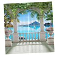 thumbnail image 1 of Cortinas de impresión digital 3D Cortinas de cortina de impresión digital 3D de 2 paneles + gancho + anillo de silencio, estilo de decoración del hogar_4 Estilo_4 Magideal Cortinas de impresión digital 3D, 1 of 7