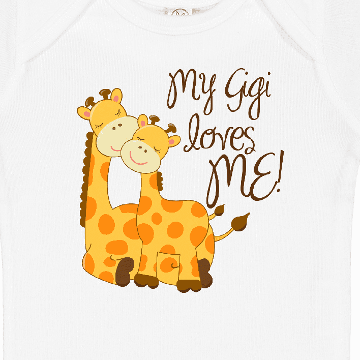 Inktastic My Gigi Loves Me Boys or Girls Baby Bodysuit