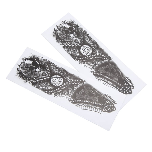 Pegatinas para motocicletas, 1 par de calcomanías modernas con forma de calavera para motocicletas, calcomanías para modificación de motocicletas, rendimiento confiable