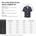 thumbnail image 5 of Lsque Hedgehog And Snail print Men's Cuban Collar Short Sleeve Shirt Summer Beachwear Casual Button Down Fashionable Vacation Leisure Shirt-Small, 5 of 7