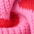 thumbnail image 7 of Cute Heart Sweaters for Women Crew Neck Valentines Day Sweater Long Sleeve Casual Ribbed Knit Pullover Top Hot Pink, M, 7 of 7