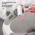 thumbnail image 4 of Winter Use Static Toilet Seat Protectors Toilet Seat Cover With Warmth Fabric Plush for Cold Weather Bathroom Accessory Yellow B, 4 of 4