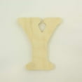 thumbnail image 3 of Package of 1, 6 Inch X 3/4" Thickness Baltic Birch Wood Letter Y in The Goudy Heavy Font, Thick, Upper Case for Art & Craft Project, Made in USA, 3 of 4