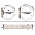 thumbnail image 3 of Lishi Adjustable Nylon Braided Loop Strap for Watch - Compatible with 38/40/41mm and 42/44/45/49mm, 3 of 5