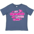 thumbnail image 3 of Inktastic My Grandma Loves Me with Hearts and Kiss Boys or Girls Toddler T-Shirt, 3 of 5