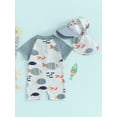 Tasdouyy Toddler Boys Rash Guard Swimwear Fish Print Short Sleeve