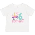 thumbnail image 3 of Inktastic 6th Birthday Unicorn Girls Toddler T-Shirt, 3 of 5