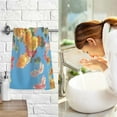 thumbnail image 7 of Colorful Beautiful Flowers Cotton Face Towels Absorbent Hand Towel Soft Bathroom Towel for Kitchen Hotel Decoration, 7 of 7