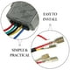 thumbnail image 2 of Kit de 2 reguladores de bocina, rectificadores y estabilizadores universales para motocicletas, scooters eléctricos y motocicletas, 2 of 8