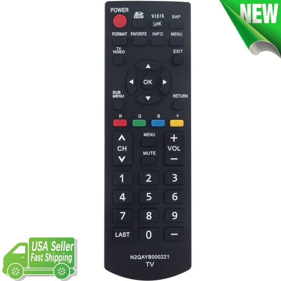 N2QAYB000221 Replace Remote Control for Panasonic PLASMA TV TH50PE8U TH50PX80U