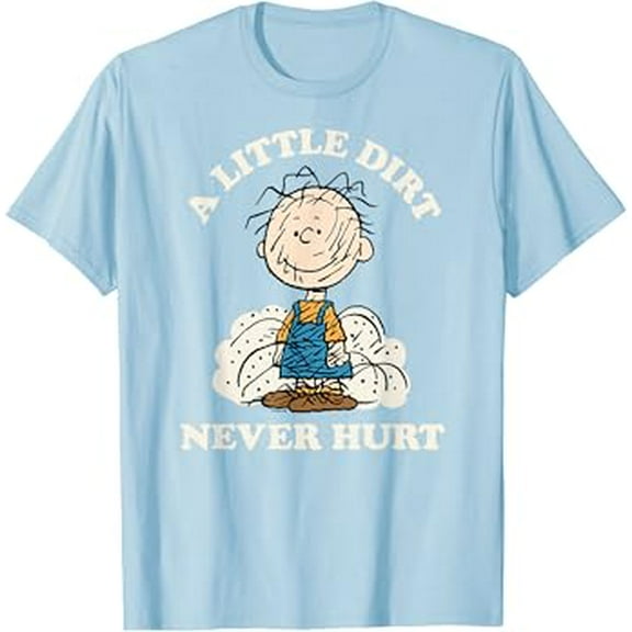 Gildan Cartoon - Pigpen Little Dirt Never Hurt Hot Trending T-Shirt Unisex S To 5Xl