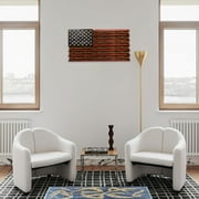 American Flag Challenge Display, Handmade Memorial Stand, Tabletop Coin Collection Rack, Multi-Layer