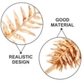 thumbnail image 3 of OULII 10Pcs Faux Golden Leaf Stems for Home Wedding Party Decoration Lifelike Artificial Leaves for Vase, 3 of 8
