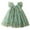 Green, variant on Wioihee Baby Girls Layered Tulle Dress, Sleeveless Princess Tutu Dress with Back Butterfly,Strap Mesh Fluffy Flower Casual Sundress Pink 1 Years