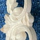 thumbnail image 3 of Moldura decorativa de madera 4 piezas Talla de madera Moldura de roseta decorativa para decoración de muebles de gabinete de cocina, de 30 7 cm, 3 of 5