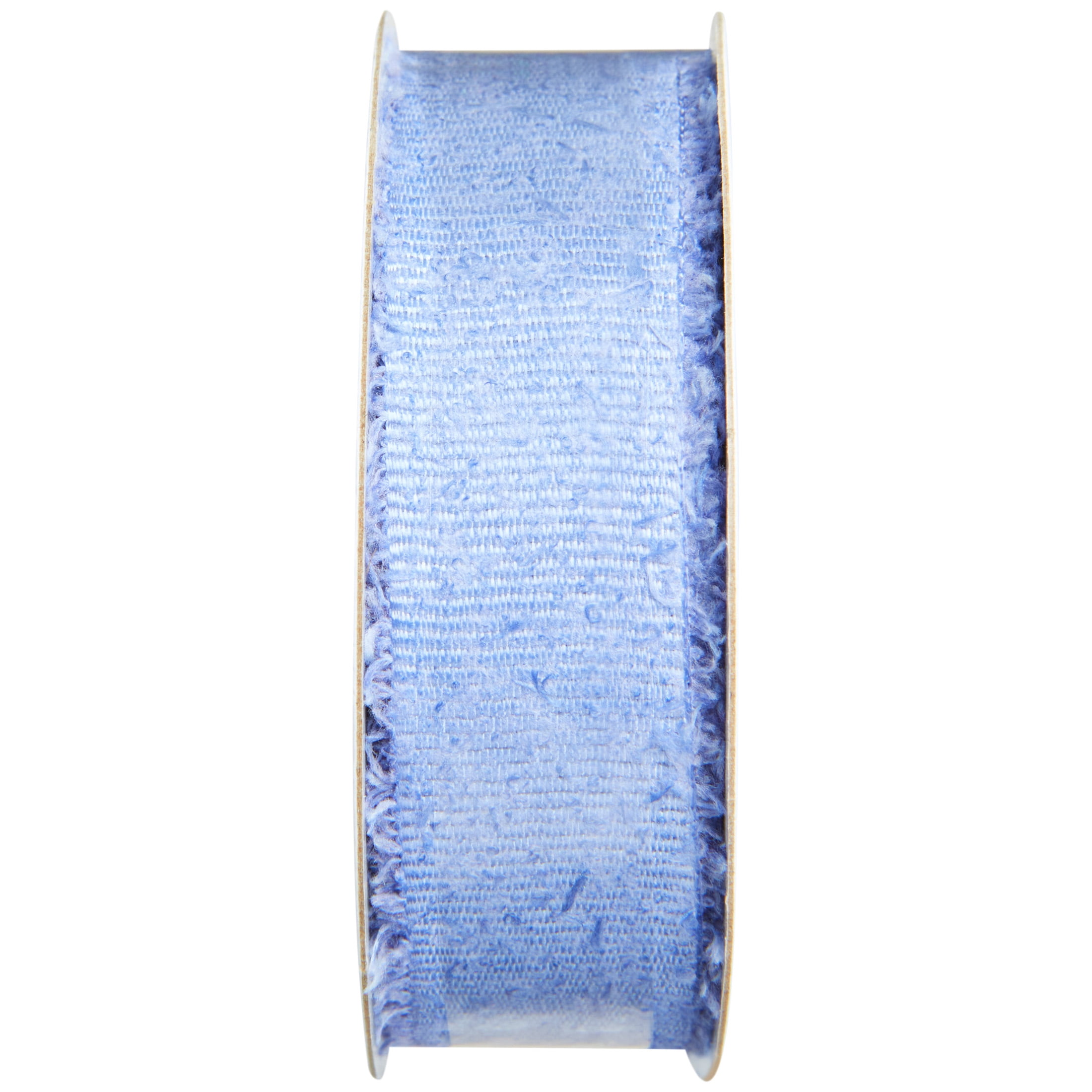 Hillfolk 0.875 texture woven blue 9ft ribbon, for crafts and gifting
