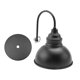 thumbnail image 2 of Aplique de Pared Vintage Cuello Cisne Luz Industrial Granja Exterior Impermeable (Negro), 2 of 5