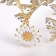thumbnail image 5 of Collar de girasol dorado colgante de girasol dorado portátil de circón de acero inoxidable para uso diario para mujer ANGGREK Otros, 5 of 8