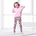 thumbnail image 5 of joogoo Girls' Leggings Elegant Tropical Flower-t5 Yoga Pants 7-8T, 5 of 8