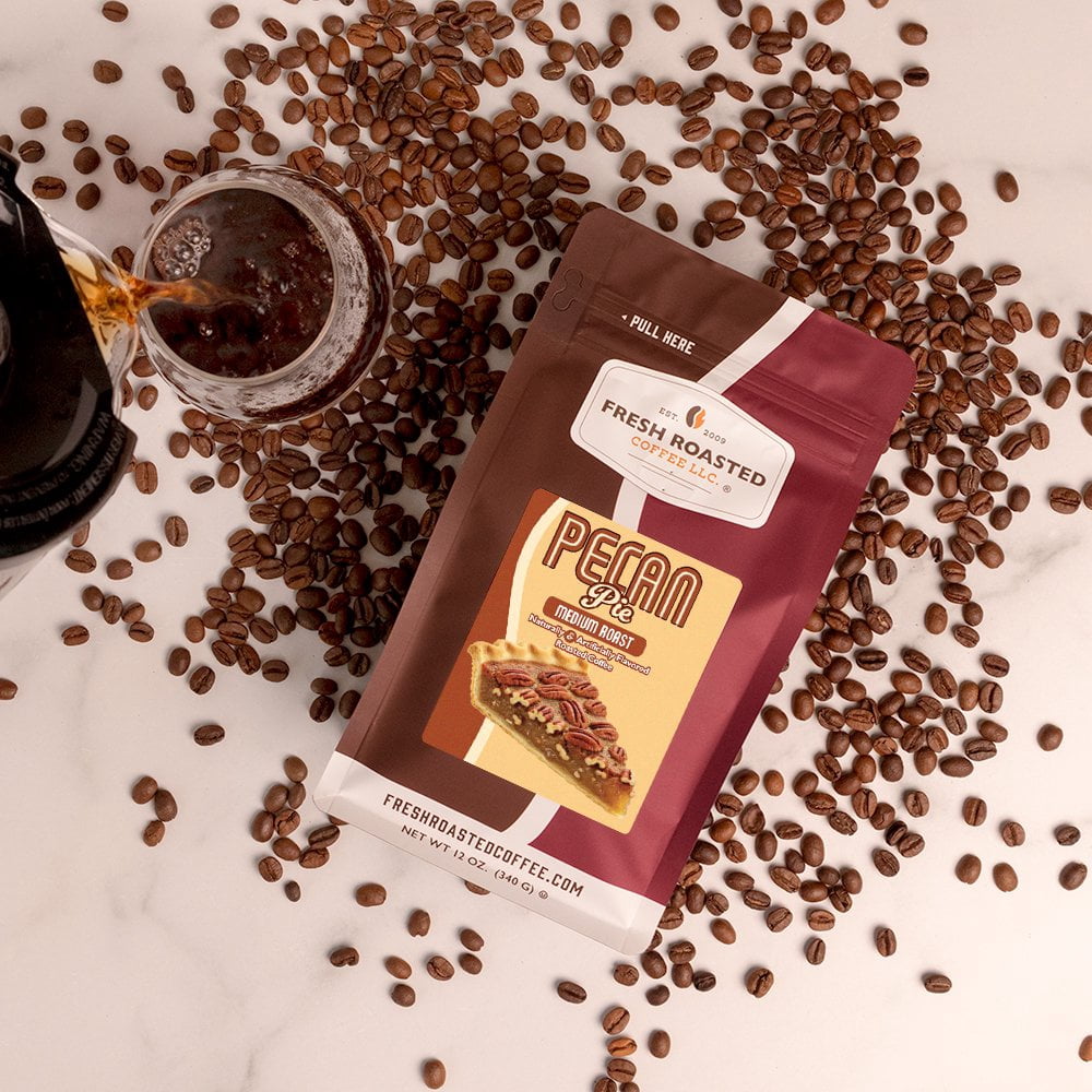 Fresh Roasted Coffee, Pecan Pie Flavored Coffee Drip Ground, 32 oz 2 lbs
