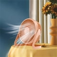 thumbnail image 5 of LYCAQL USB Desk Fan, 3 Speeds with Strong Airflow, 5.5 Inch Quiet Small Portable Table Fan, 90° Rotate Personal Cooling Fan For Bedroom Home Office Desktop Travel, 5 of 9