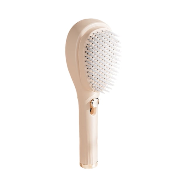 Hair Brush Clearance, Bradem Telescopic Self Cleaning Brush Multifunctional Anti Static Massage Comb One Click Cleaning Telescopic Hair Comb Easily Comb Hair and Clean Suitable for All Hair Types