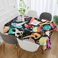 thumbnail image 5 of SKYSONIC Mardi Gras Tablecloth Waterproof Washable Polyester Square Table Cover Durable Tablecloth for Kitchen Dining Table Party Decor (54 X 72 Inch), 5 of 7