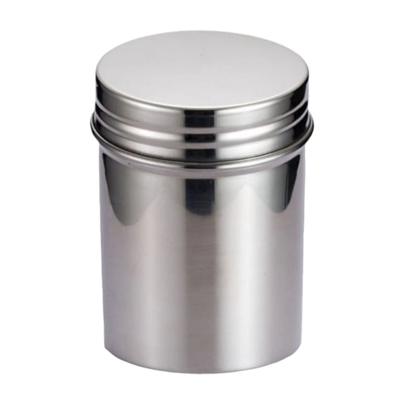 Stainless Steel Storage Jar for Coffee and Tea, Portable Container with Airtight Lid for Travel and Outdoor Camping, Metal Canister for Dry Food Storage