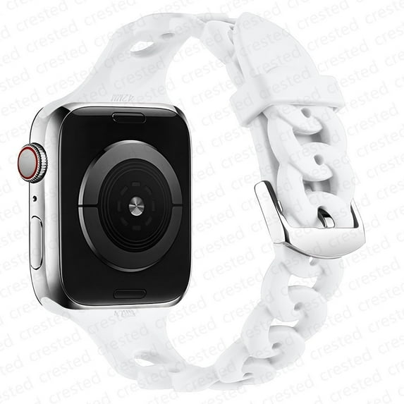 LEIXIUER Silicone Strap for Apple Watch Band 44mm 40mm 45mm 41mm 42mm 38mm 44 mm Accessories Gourmette Bracelet iWatch Series 5 4 3 6 SE 7