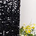 thumbnail image 6 of BalsaCircle 7 feet Black Big Payette Sequin Double Sided Half Moon Wedding Arch Backdrop Stand Cover Party Events, 6 of 8