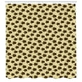 thumbnail image 3 of Ambesonne Turtle Shower Curtain, Swimming Animal Shells, 69"Wx84"L, Olive Green Chocolate, 3 of 3