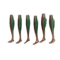thumbnail image 1 of 6.7Cm/2.3G 6Pcs Fishing Lure Soft Plastic Paddle Tail Swimbait Bass Wobblers, 1 of 8