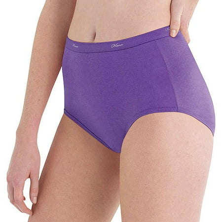Classic Ladies Computer Brief Bag - Hanes Women's Cotton Brief Panties - 10 Pack