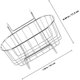 thumbnail image 2 of Escurridor de Cesta Colgante para Doble Fregadero de Acero Inoxidable, Organizador Multifuncional para Cocina, Soporte Porta Esponjas y Toallitas para Lavabo, Cesta de Drenaje, 2 of 4