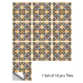 thumbnail image 3 of 10 piezas/juego de 10/15/20/30 cm, mosaicos de mármol planos duros, pegatinas de pared para cocina, baño, suelo, decoración diagonal, papel tapiz, mural artístico de PVC, 3 of 5