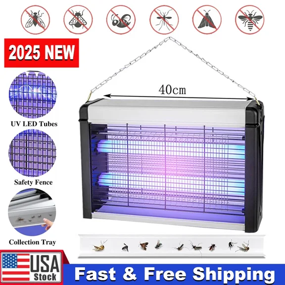 Bug Zapper 3200V Electronic Mosquito Zapper for Outdoor and Indoor Waterproof US