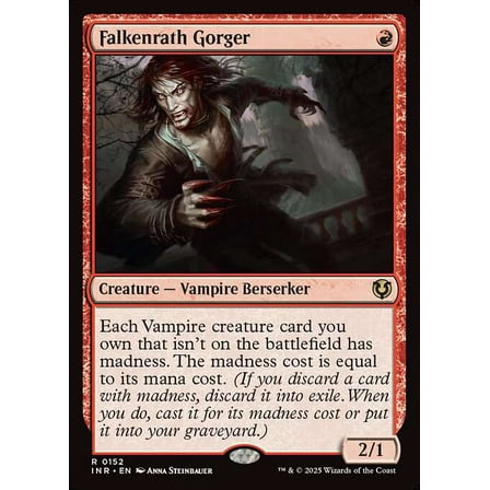 MtG Innistrad Remastered Rare Falkenrath Gorger #152