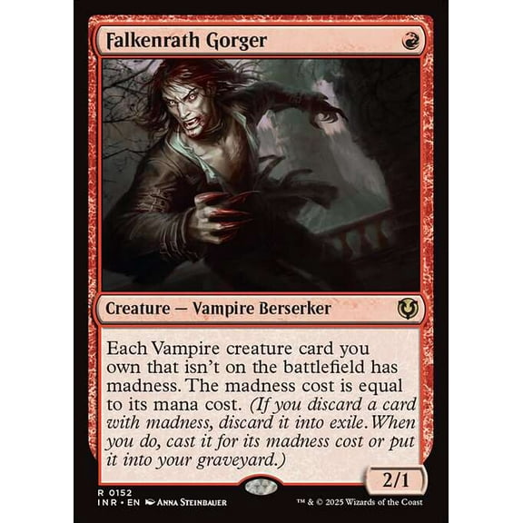 MtG Innistrad Remastered Rare Falkenrath Gorger #152