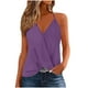 thumbnail image 3 of Blusa,Blusa informal sin mangas con cuello en V para mujer, de poliéster, ideal para todas las estaciones, sopatenor, 3 of 9