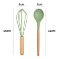 thumbnail image 2 of Juego de silicona de cocina resistente al calor para utensilios antiadherentes, herramientas de cocina de 2 piezas, 2 of 5