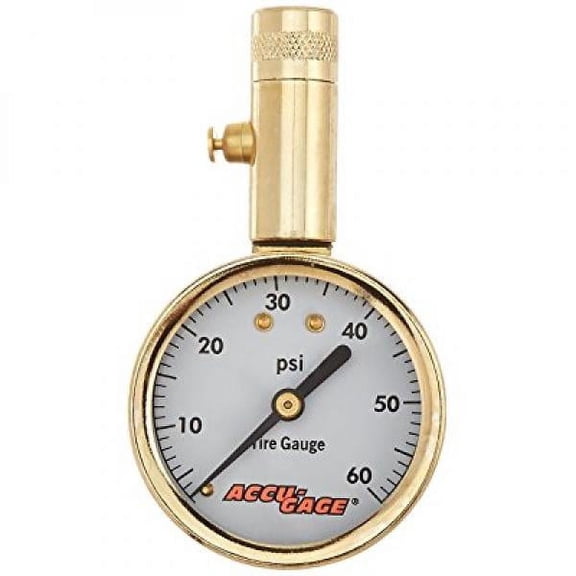 accu-gage 60 psi dial tire gauge