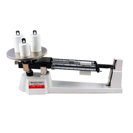 Triple Beam Mechanical Balance Scale with Zero Adjustment Tare and Magnetic Dampening, 2610g Capacity with Included Weights, 0.1g Readability
