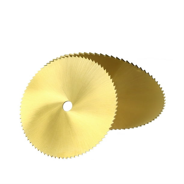 5pcs recubierto de titanio Hss Mini cuchilla de sierra circular 60 mm 72t Disco de corte de metal de madera for herramientas rotativas
