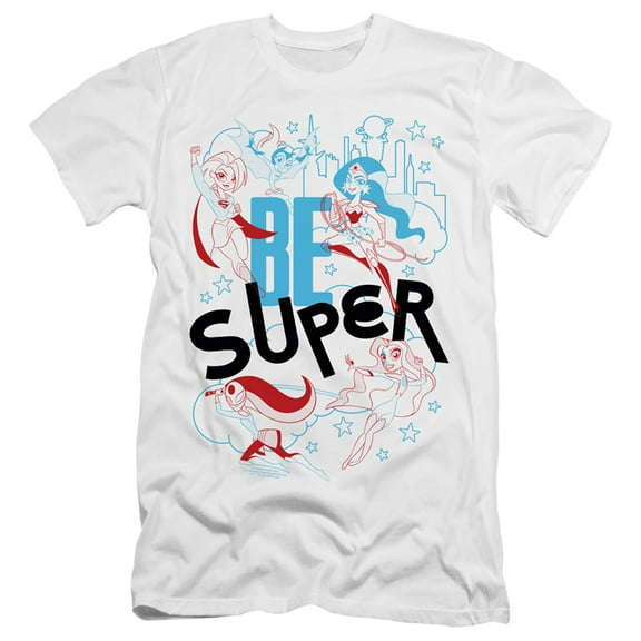 Dc Superhero Girls/Be Super S/S Adult 30/1 T-Shirt White