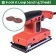 thumbnail image 2 of Unique Bargains Sandpaper Hook & Loop Sanding Sheets 225x225mm Red 10 Pcs 180 Grit Efficient Grinding and Polishing Automobile Manufacturing and Repair Woodworking, 2 of 7
