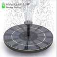 thumbnail image 3 of 3.0w Solar Fountain Pump For Birdbath Portable Floating Solar Water Fountain Pump For Outdoor Swimming Pool_Perfect Gift, 3 of 3