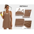 thumbnail image 4 of Rosvigor Women Workout Dresses Tennis Athletic Dress Built in Shorts Sundress Women Casual Dress Summer Travel Vacation, 4 of 8