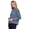 thumbnail image 3 of Avalanche Women's Bungee Hem Lightweight Soft 1/4 Zip Pullover Top, 3 of 5