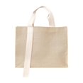 thumbnail image 4 of Paquete 50 piezas Bolsa interior plastificado y fuelle amplio beige 35 x 27 x 14, 4 of 5